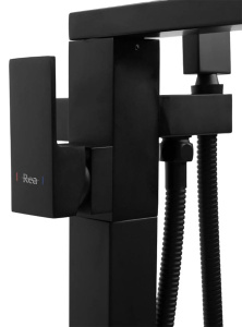Смеситель для ванны Rea Tery black REA-B5304 напольный