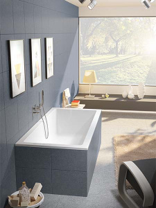 Акриловая ванна Riho Rethink Cubic Velvet, 170х75