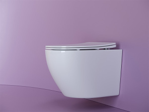 Подвесной унитаз CeramicaNova Uno CN11001 Rimless Soft Close