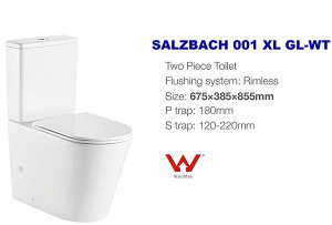 Напольный унитаз WeltWasser Salzbach 001 XL GL-WT