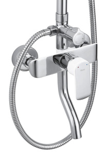 Душевая стойка Rea Bloom chrom white P9527