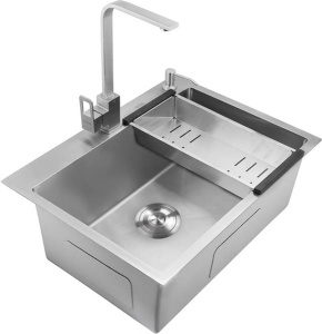 Кухонная мойка Avina HM6548 с коландером и дозатором