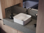 Умывальник Whitecross Garnet белый матовый Solid Surface