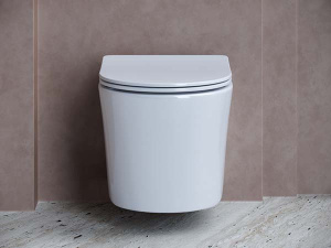 Подвесной унитаз CeramicaNova Balearica CN6000 / CN6000MW Rimless Soft Close, белый глянцевый