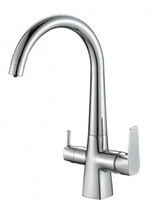 Смеситель для кухонной мойки Zorg Steel Hammer SH 819 под фильтр, сатин