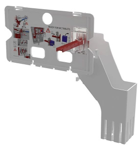 Комплект инсталляции AlcaPlast AM101/1120 Sadromodul с ароматизатором, кнопкой M670 / M671 / M672 / M678 и унитазом Roxen Vortex Tornado 530160-01, черный матовый