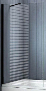 Душевая шторка на ванну Good Door Screen BS-C-B, 80х140, прозрачный