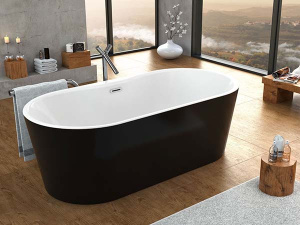 Акриловая ванна Kolpa-san Comodo FS Black, 185х90
