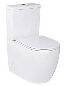 Напольный унитаз Roxen Antares 600185-01 в комплекте со смесителем для биде Shevanik S107