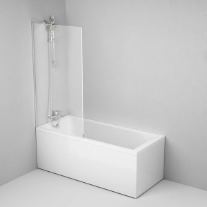 Душевая шторка на ванну AM.PM Gem W90BS-080-140CM, 80х140, матовый
