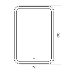 Зеркало Abber See AG6105S