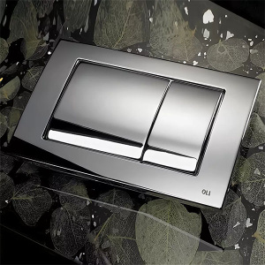 Кнопка для инсталляции OLI Metal Dual, хром глянцевый