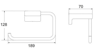 Держатель для полотенец Rose RG1806