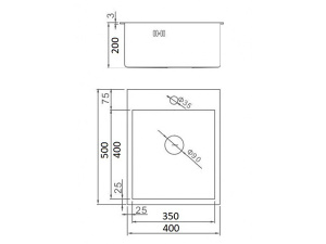 Кухонная мойка Wisent WS-34050D/GER013 с коландером и дозатором