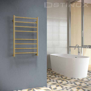 Полотенцесушитель Stinox Toscana нижнее подключение 1 дюйм золото