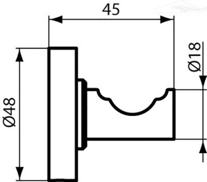 Крючок Ideal Standard IOM A9115AA