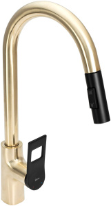 Смеситель для кухонной мойки Rea Soul Gold Black REA-B6205