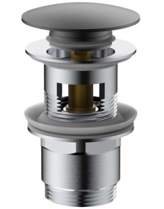 Донный клапан Vincea DPU-1B01GM / DPU-1B01MB, вороненая сталь