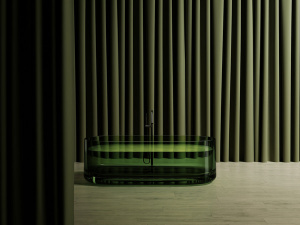 Ванна из полиэфирной смолы Abber Kristall AT9708Emerald, 170х75