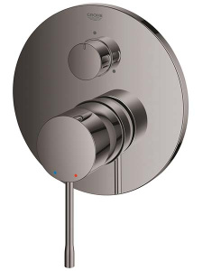 Смеситель встраиваемый Grohe Essence 24092A01 / 24092AL1 (3 функции), темный графит глянец