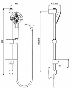 Набор смесителей Ideal Standard Ceraplan III BD005AA