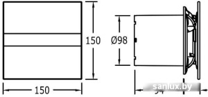 Вытяжной вентилятор CATA E-100 GTH фото 2