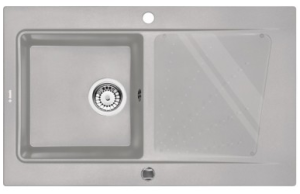 Кухонная мойка Deante Modern ZQM-A113 / ZQM-G113 / ZQM-S113, 86х52/алебастр