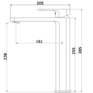 Смеситель для умывальника Ganzer GZ06112-S