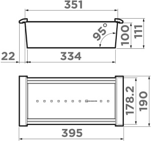 Коландер для кухонной мойки Omoikiri CO-05-LG