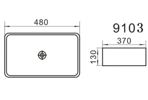 Умывальник Axus 9103