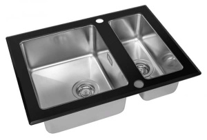 Кухонная мойка ZorG GS 6750-2 black