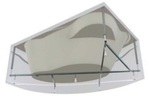 Каркас для ванны Marka One Catania 160х110,