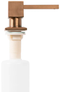 Дозатор для моющих средств Rea copper matt square BAT-05013