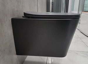 Подвесной унитаз SantiLine SL-5027MB