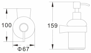 Дозатор для моющих средств Shevanik SG5744