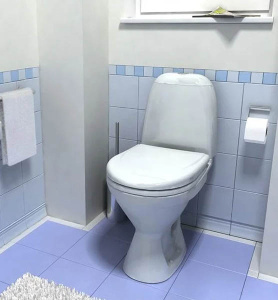 Напольный унитаз Santek Римини 1WH111758, белый