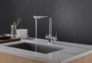 Смеситель для кухонной мойки Abber Emotion AF8814 с подключением к фильтру воды