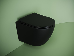 Подвесной унитаз CeramicaNova Uno Торнадо CN11001TMB Soft Close