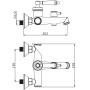 Смеситель для ванны Vieir V173531-S