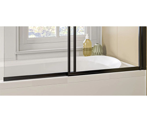Душевая шторка на ванну Good Door Screen SL-100-C-B, 100х140, прозрачный
