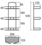 Полка Milardo 13W030M44