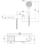 Смеситель для душа Lemark Unibox LM6903CW
