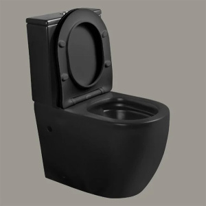 Напольный унитаз Cerutti Ortler MB CT9866 безободковый, черный матовый