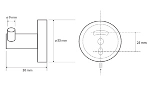 Крючок Bemeta Amber 155106032 двойной