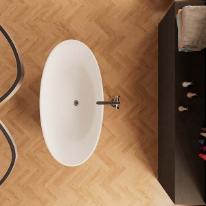 Акриловая ванна Frank F6015 / F6016 White, 160х80, белый