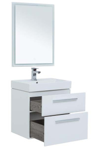 Комплект мебели Aquanet Nova 60 / 75, 60, белый глянец