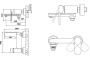 Смеситель для ванны Wisent W73217