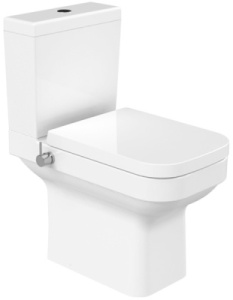 Напольный унитаз CeraStyle Noura WC00417SH00+CS004010100+IM018010201200 с функцией биде, белый