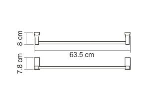 Держатель для полотенец Wasserkraft Abens K-3230