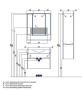 Пенал Акватон Инфинити 35 1A192303IF01L белый глянец